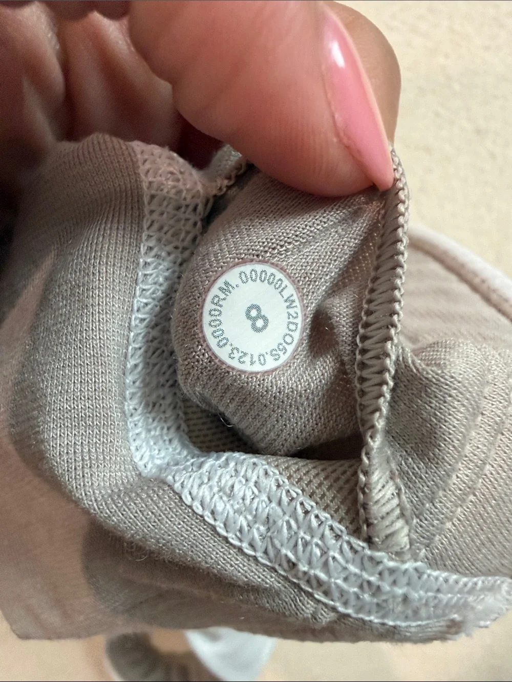 Lululemon White One Shoulder Bra